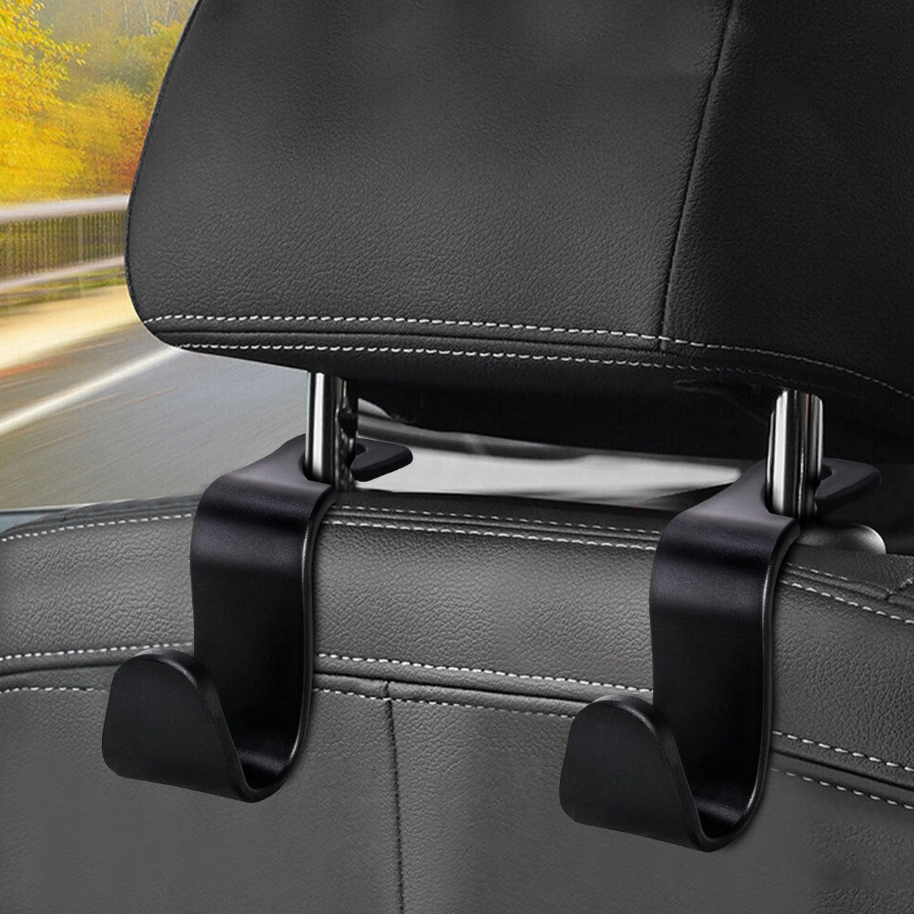 360 Car Headrest Hook - 4 pack