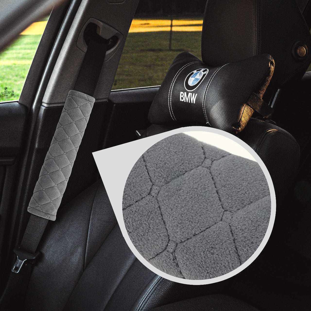 Soft Sealt Belt Cover (2PCs)